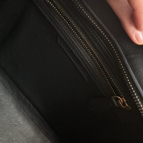 Celine Micro Luggage Black Smooth Leather Bag - Picture 9 of 11